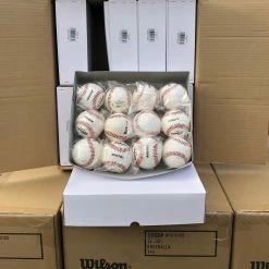 Wilson A1010S Blem Baseballs: One Case (10 Dozen) -Slowpitch Softball Bats Sales Store A1010s Box