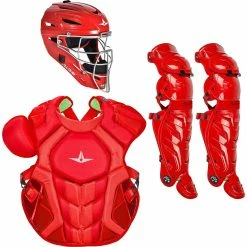 All-Star S7 AXIS (Adult) Solid Catcher's Kit NOCSAE APPROVED: CKCCPRO1XS -Slowpitch Softball Bats Sales Store All StarS7AXIS Adult Catcher sKitNOCSAEAPPROVED CKCCPRO1XScarlett