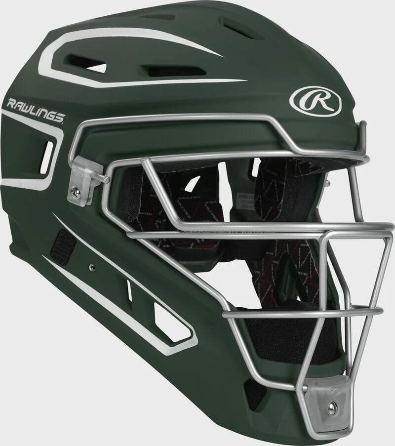 Rawlings Adult Dark Green/White VELO 2.0 Catcher's Gear Box Set: CSV2A-DG/W 2 Rawlings Adult Dark Green/White VELO 2.0 Catcher's Gear Box Set: CSV2A-DG/W - Image 2