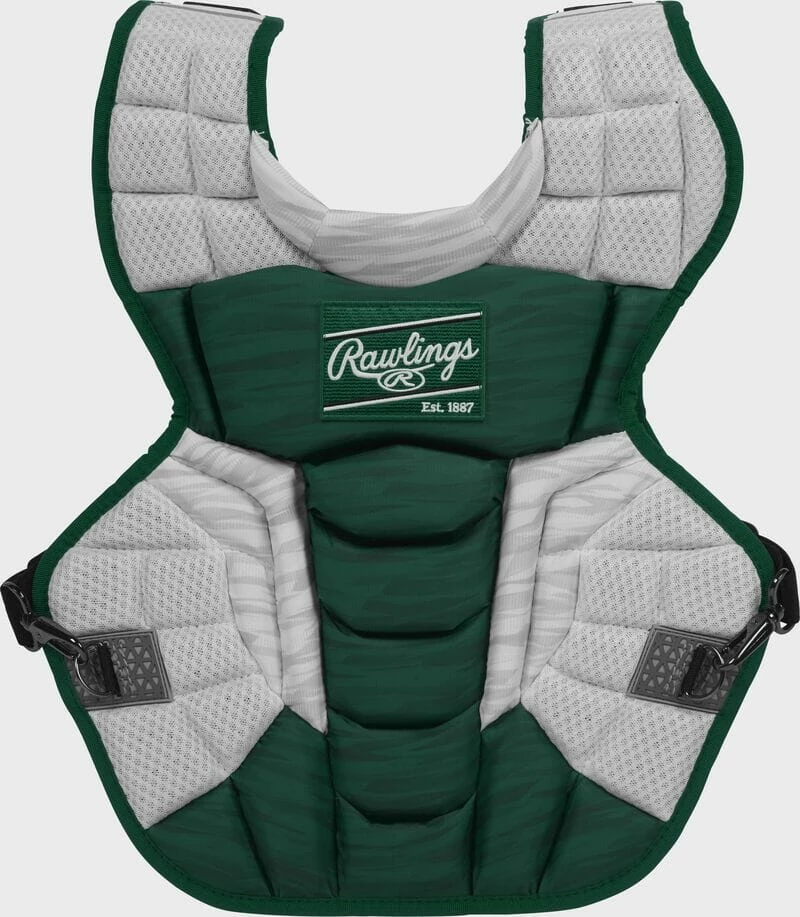 Rawlings Adult Dark Green/White VELO 2.0 Catcher's Gear Box Set: CSV2A-DG/W 4 Rawlings Adult Dark Green/White VELO 2.0 Catcher's Gear Box Set: CSV2A-DG/W - Image 4