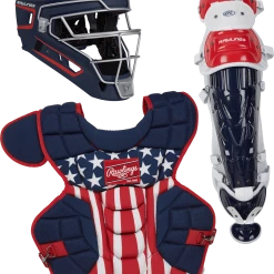 Rawlings Youth USA VELO 2.0 Catcher's Gear Box Set: CSV2Y-NSW