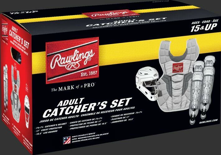 Rawlings ADULT USA VELO 2.0 Catcher's Gear Box Set: CSV2A-NSW 2 Rawlings ADULT USA VELO 2.0 Catcher's Gear Box Set: CSV2A-NSW - Image 2