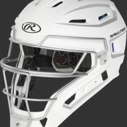 Rawlings Adult White/Silver VELO 2.0 Catcher's Gear Box Set: CSV2A-W/SIL -Slowpitch Softball Bats Sales Store CSV2A W SIL Helmet 68d1a4ab 96cf 489d afad dcc3aeac6e9e