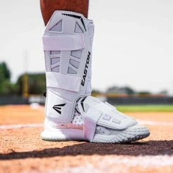 Easton Baseball/Softball Batter's Protective Leg Guard (Multiple Colors) -Slowpitch Softball Bats Sales Store Easton Leg Guard Lifestyle 1
