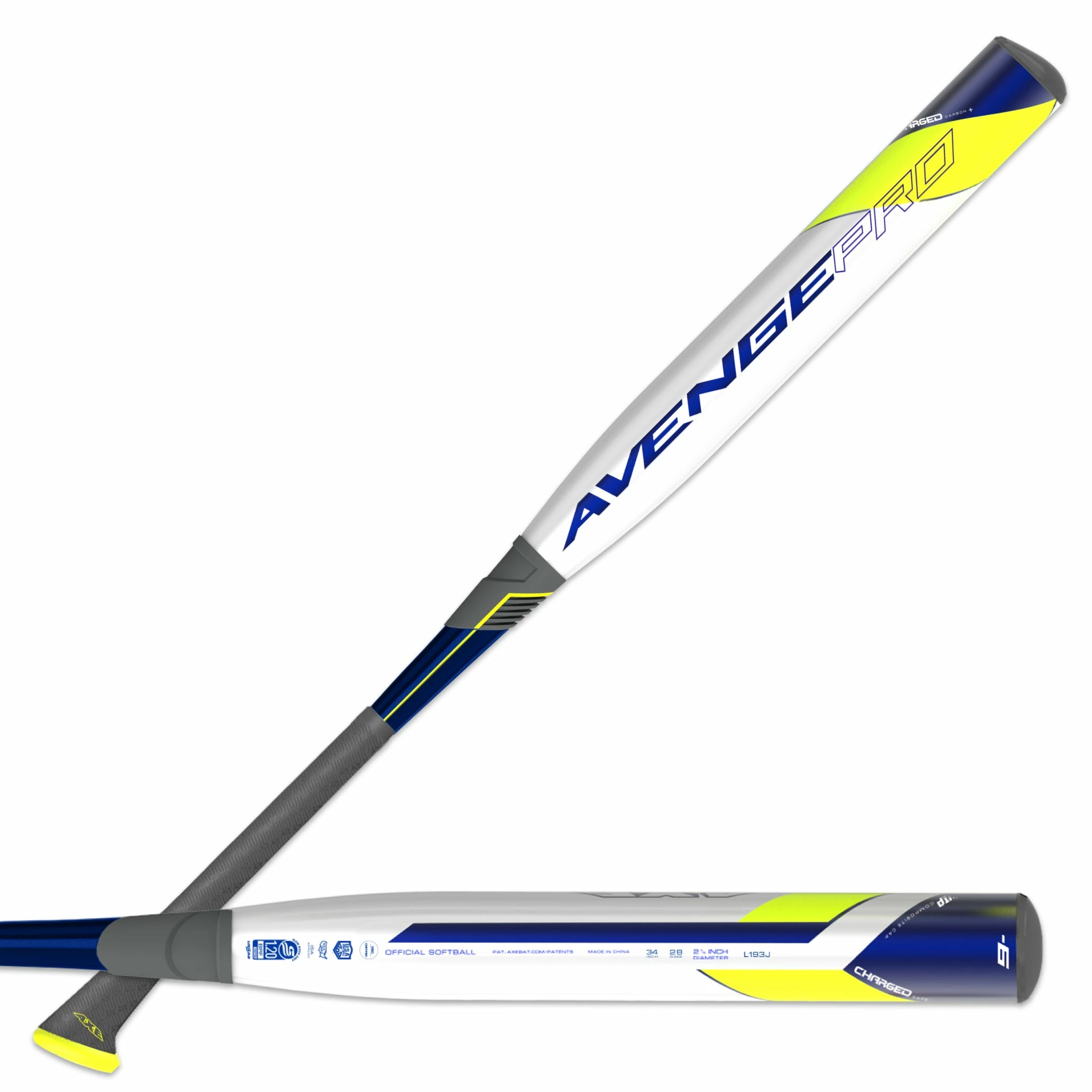 2022 Axe Avenge Pro Dual Stamp 240 Slowpitch Softball Bat: L193J 2 2022 Axe Avenge Pro Dual Stamp 240 Slowpitch Softball Bat: L193J - Image 2