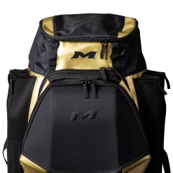 2022 Miken MK7X XL Baseball & Softball Backpack (Freak Gold Series): MKMK7X-XL-GLD