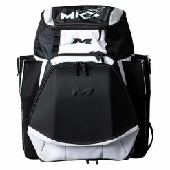 Miken MK7X XL Baseball And Softball Backpack (Multiple Colors) -Slowpitch Softball Bats Sales Store MKMK7X XLWhite
