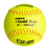 Worth 12" One Nation Super Gold Dot Extreme Slowpitch Softballs (One Dozen): ON12CY