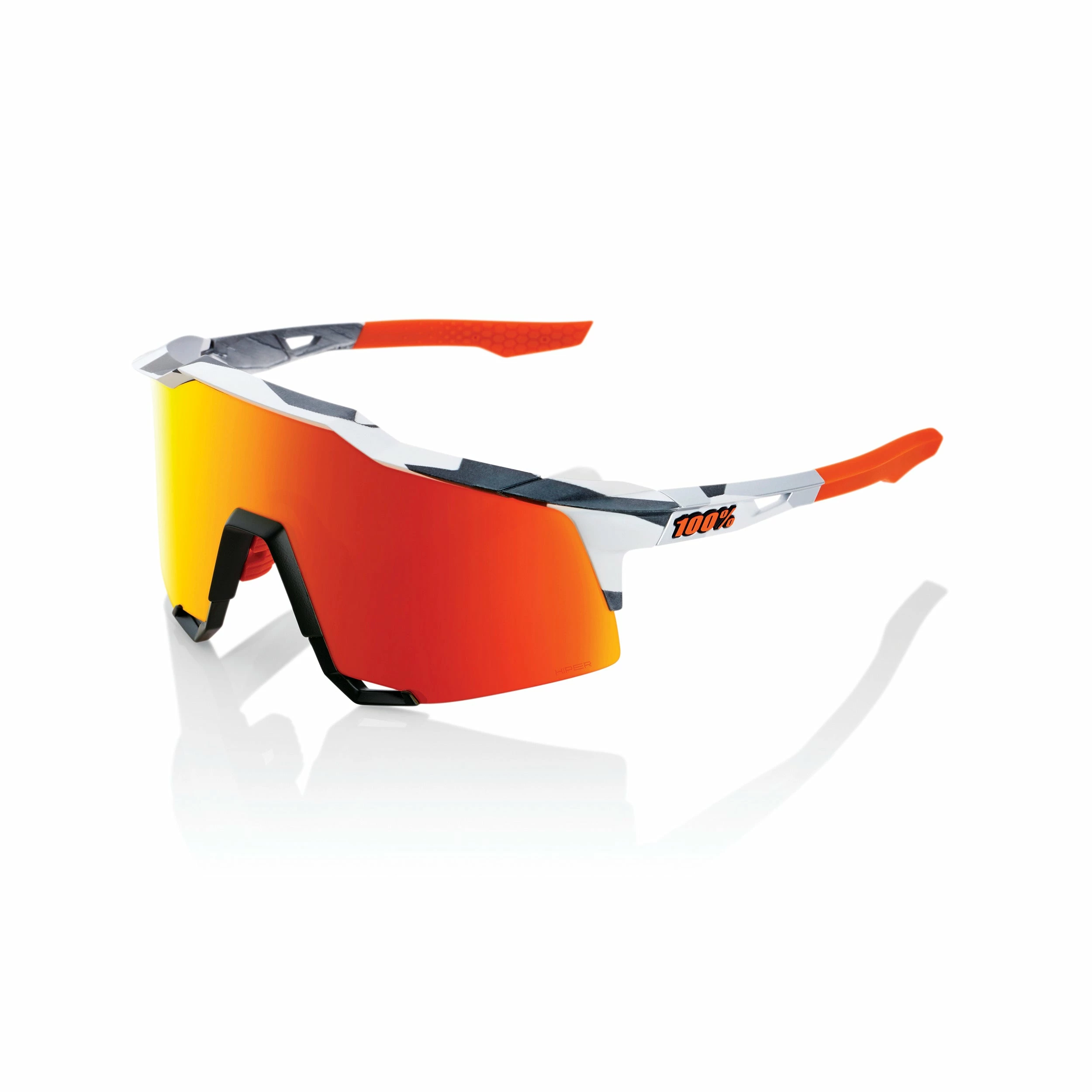 100% SPEEDCRAFT Sunglasses Soft Tact Grey Camo - HiPER Red Multilayer Mirror Lens 1 100% SPEEDCRAFT Sunglasses Soft Tact Grey Camo - HiPER Red Multilayer Mirror Lens
