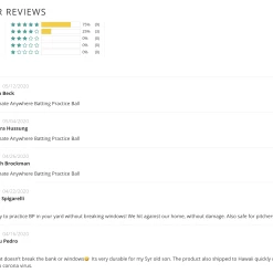 One Dozen (12) SMUSHBALLS The Ultimate Indoor & Outdoor Batting Practice Ball: Yellow -Slowpitch Softball Bats Sales Store ScreenShot2020 05 13at2.46.03PM