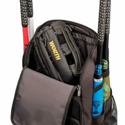 Worth Pro Slowpitch Backpack: WBA004 -Slowpitch Softball Bats Sales Store WorthProSlowpitchBackpack WBA004Top